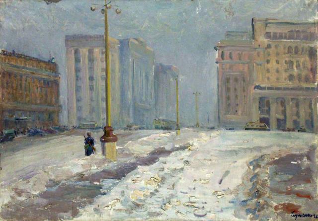 Глущенко Н.П. Москва зимой 1941–1942 гг. 1942 Глущенко Н.П. Москва зимой 1941–1942 гг. 1942